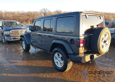 2018 Jeep Wrangler Unlimited Sport S 4X4 z USA, uszkodzony, nr VIN 1C4HJXDG5JW275071